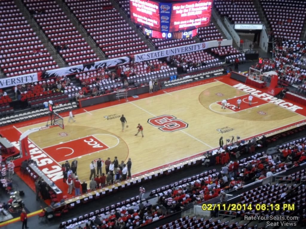 section 305 seat view  for basketball - lenovo center
