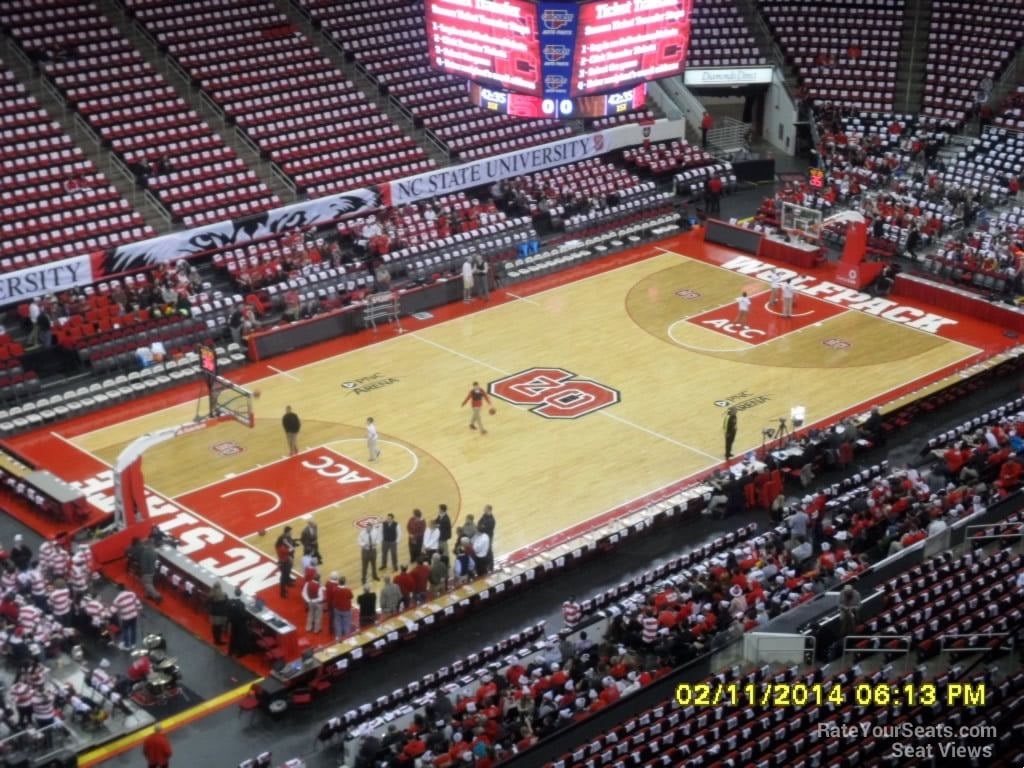 section 306 seat view  for basketball - lenovo center