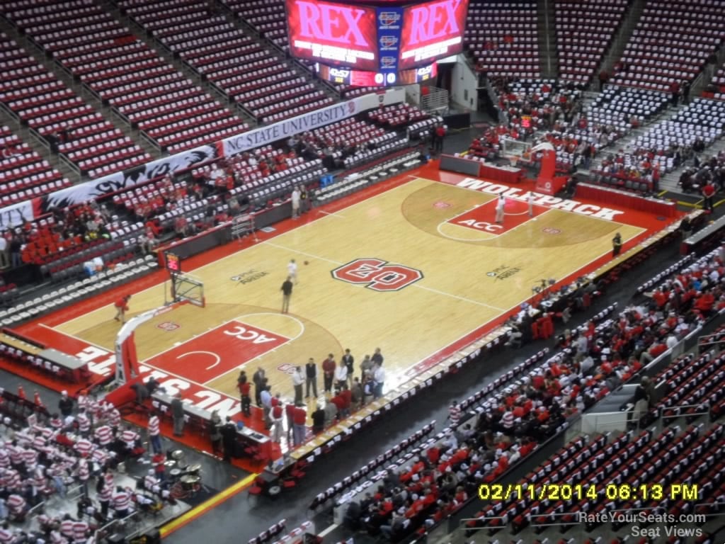 section 307 seat view  for basketball - pnc arena