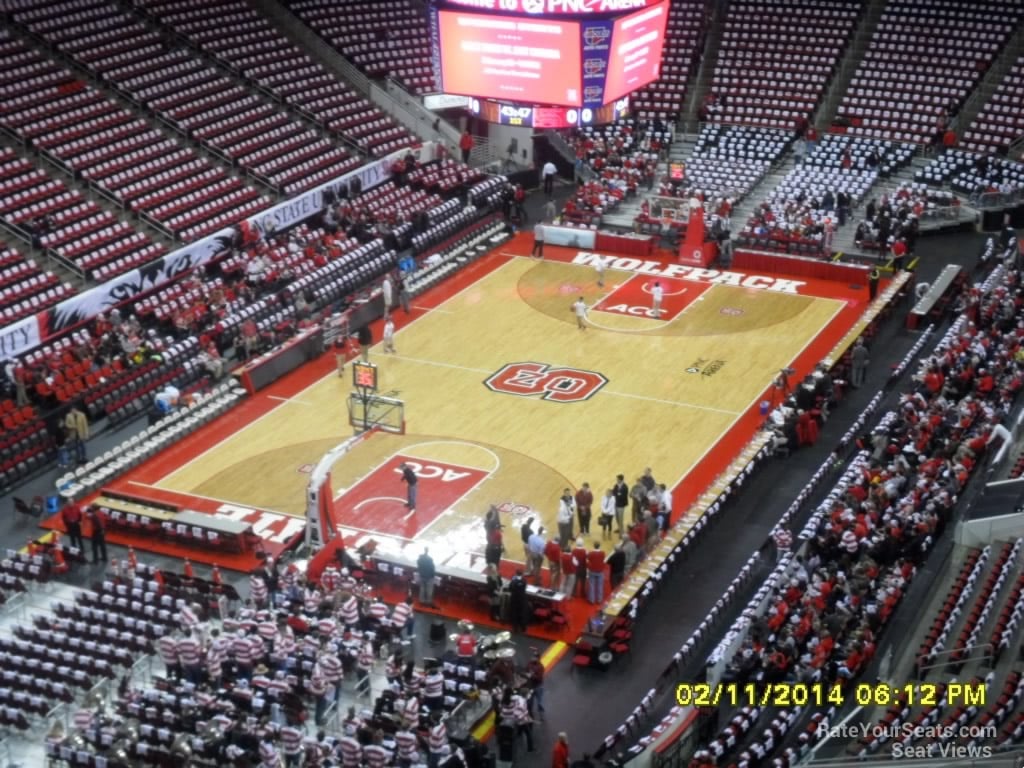 section 309 seat view  for basketball - pnc arena