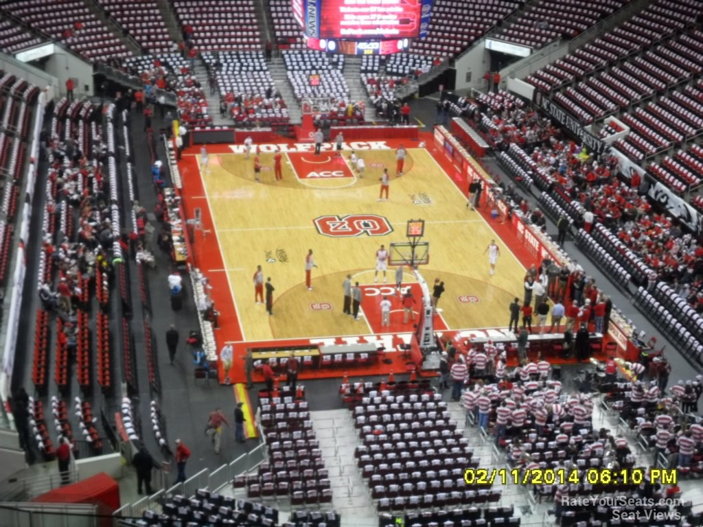 section 313 seat view  for basketball - lenovo center