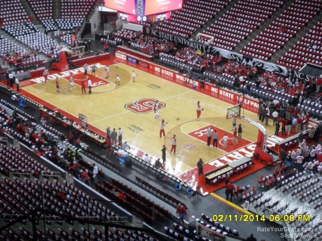 section 317 seat view  for basketball - pnc arena