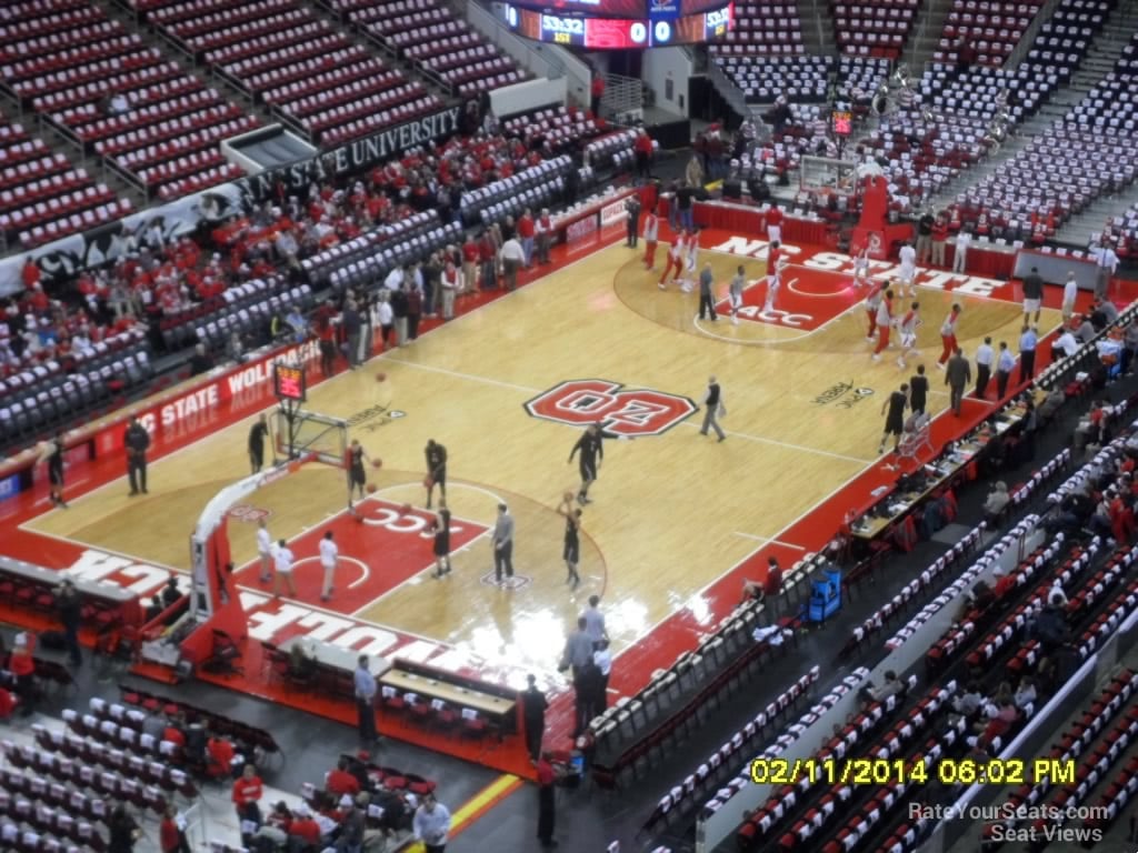 section 331 seat view  for basketball - pnc arena