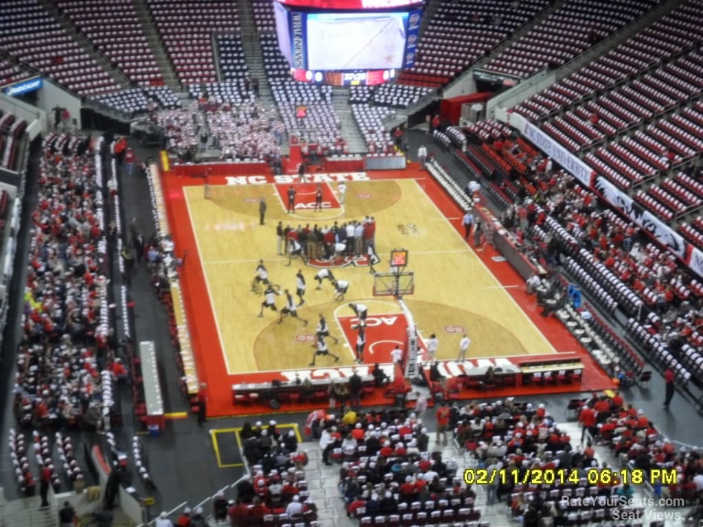 section 332 seat view  for basketball - pnc arena