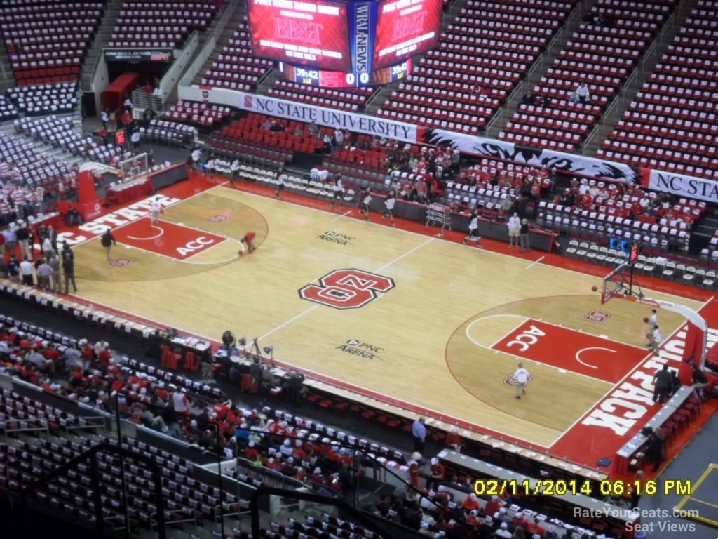 section 337 seat view  for basketball - lenovo center