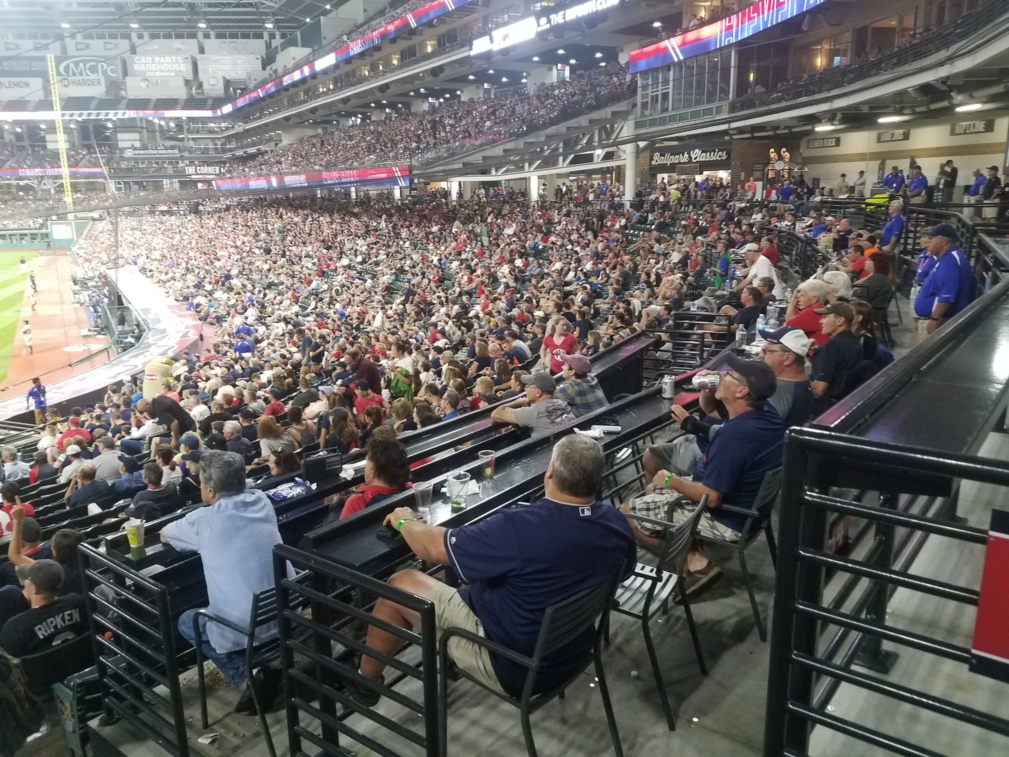 home plate drink rails