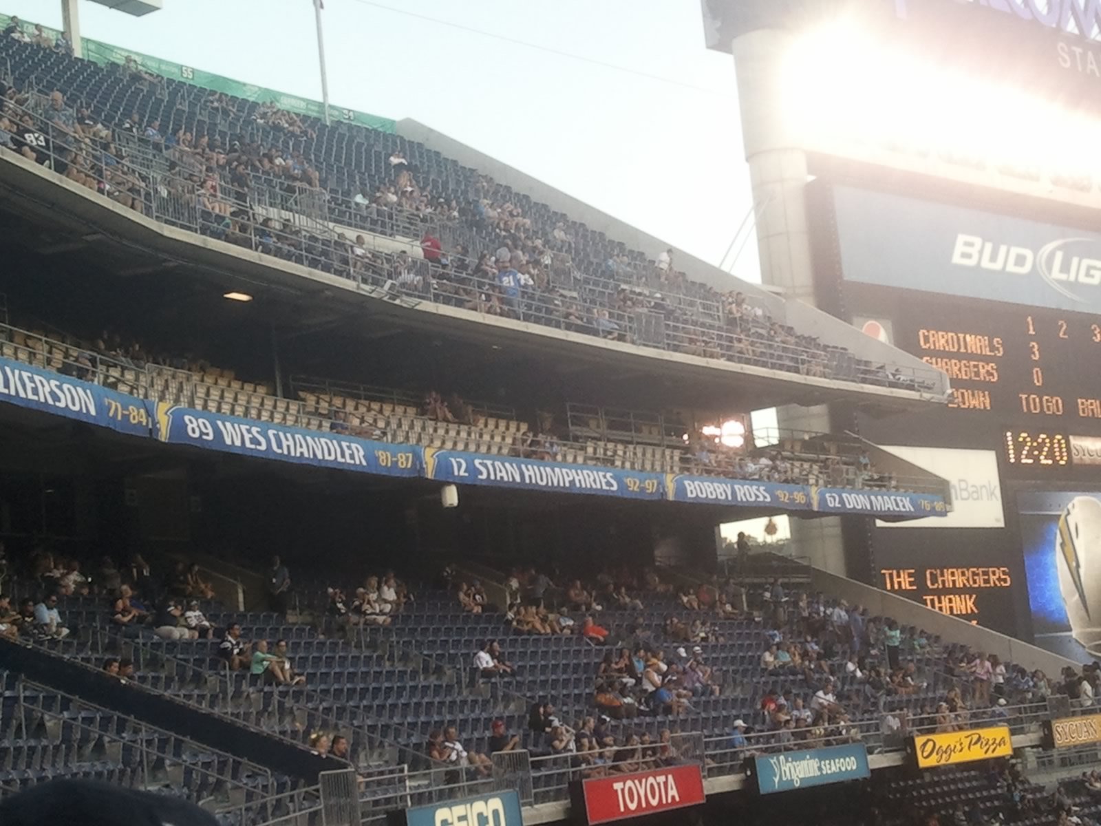 Qualcomm Stadium San Diego Ca Seating Chart