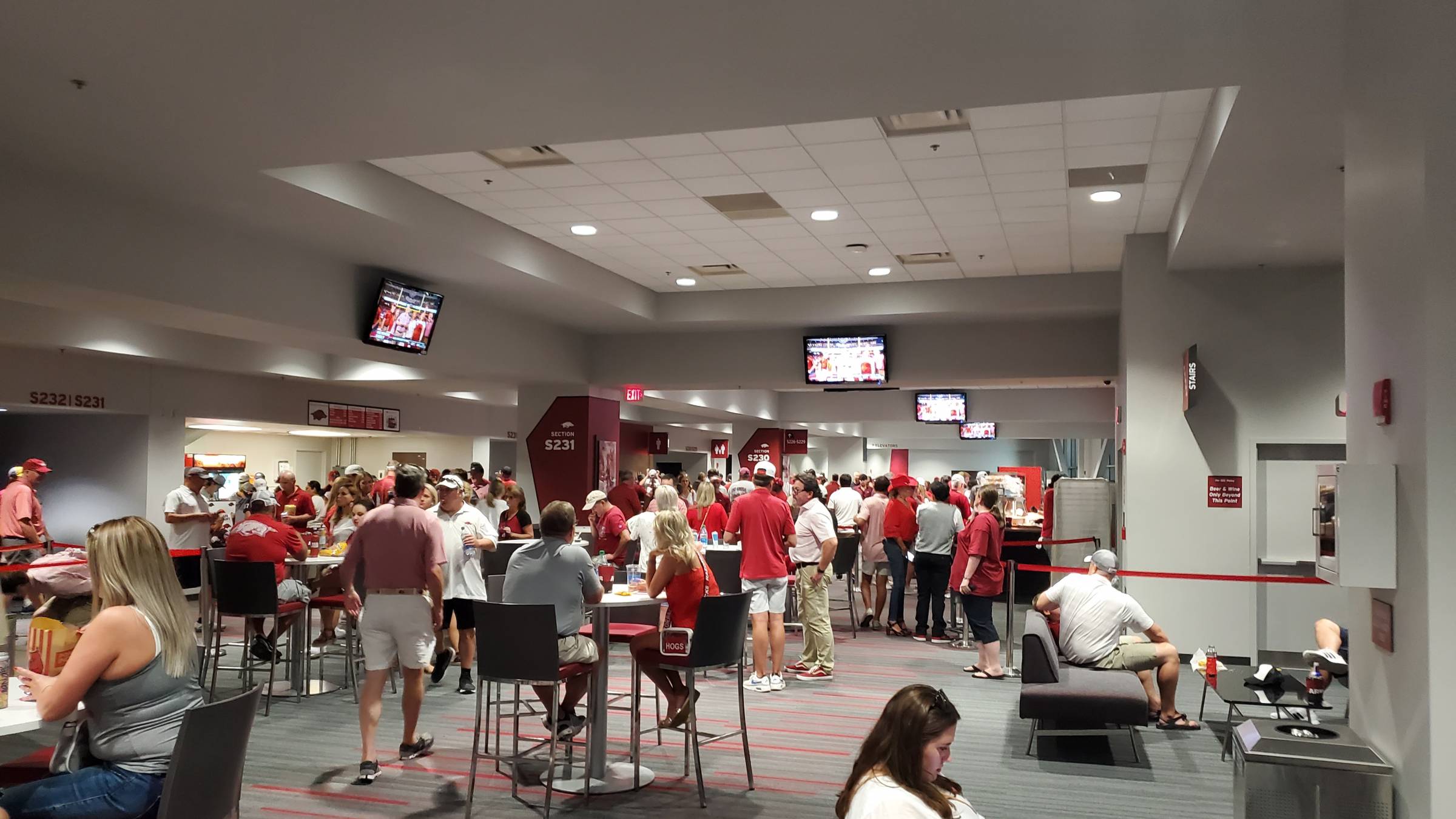 The Cardinal Club at Razorback Stadium