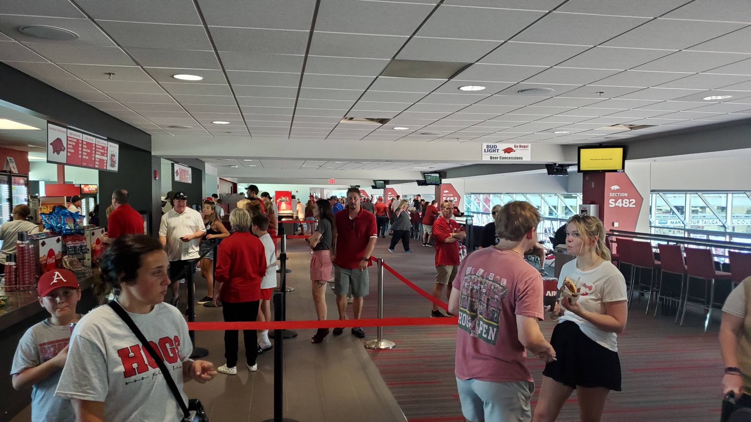 The Diamond Club at Razorback Stadium