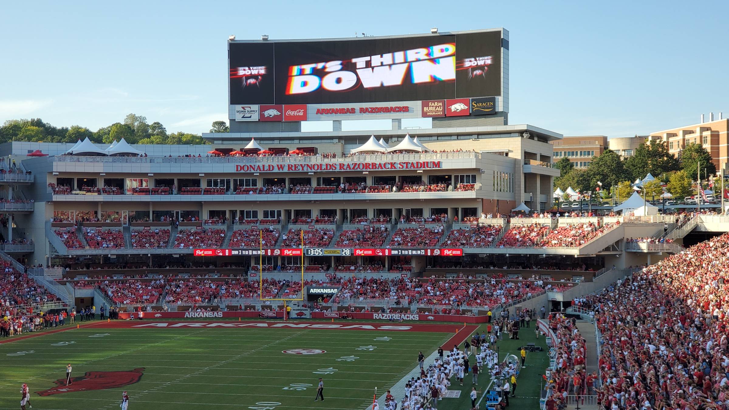 Touchdown Club Seats at Razorback Stadium