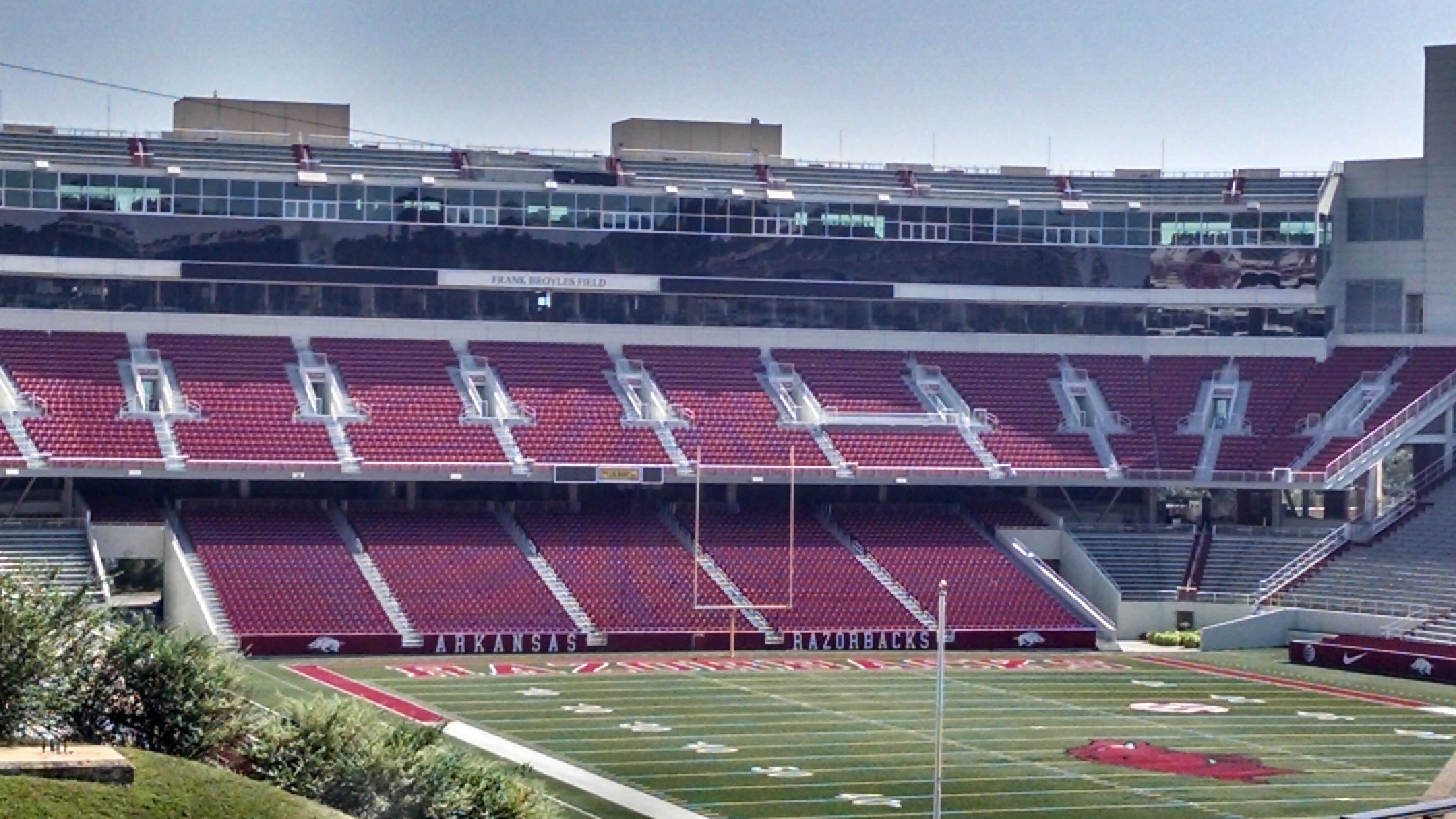 club seating at razorback stadium