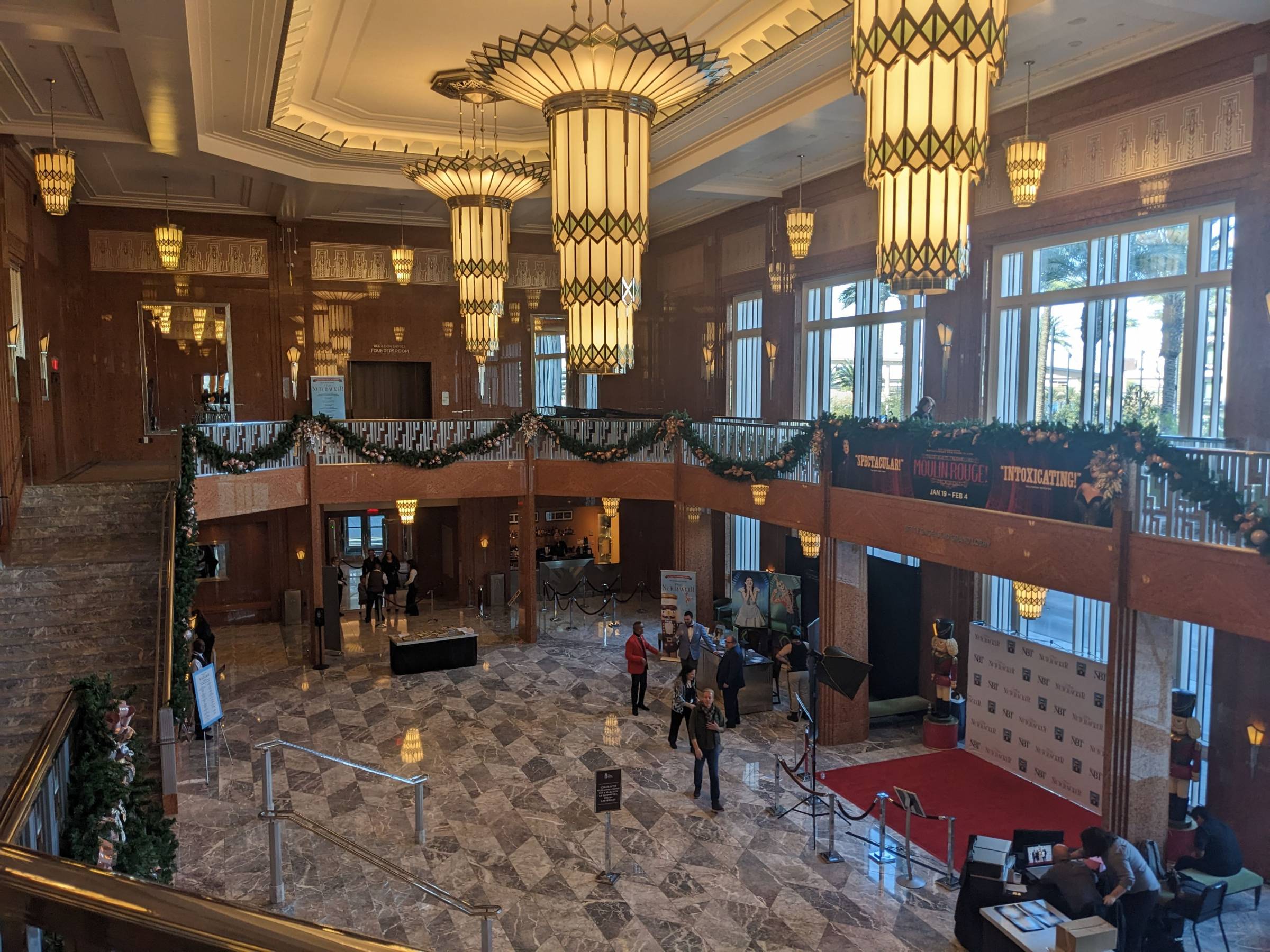 lobby of Reynolds Hall at Smith Center