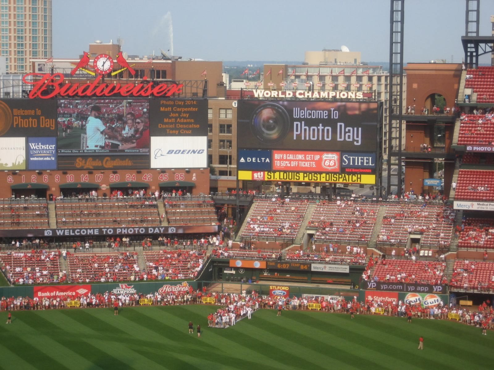 Busch Stadium Bank Of America Club Seating Chart