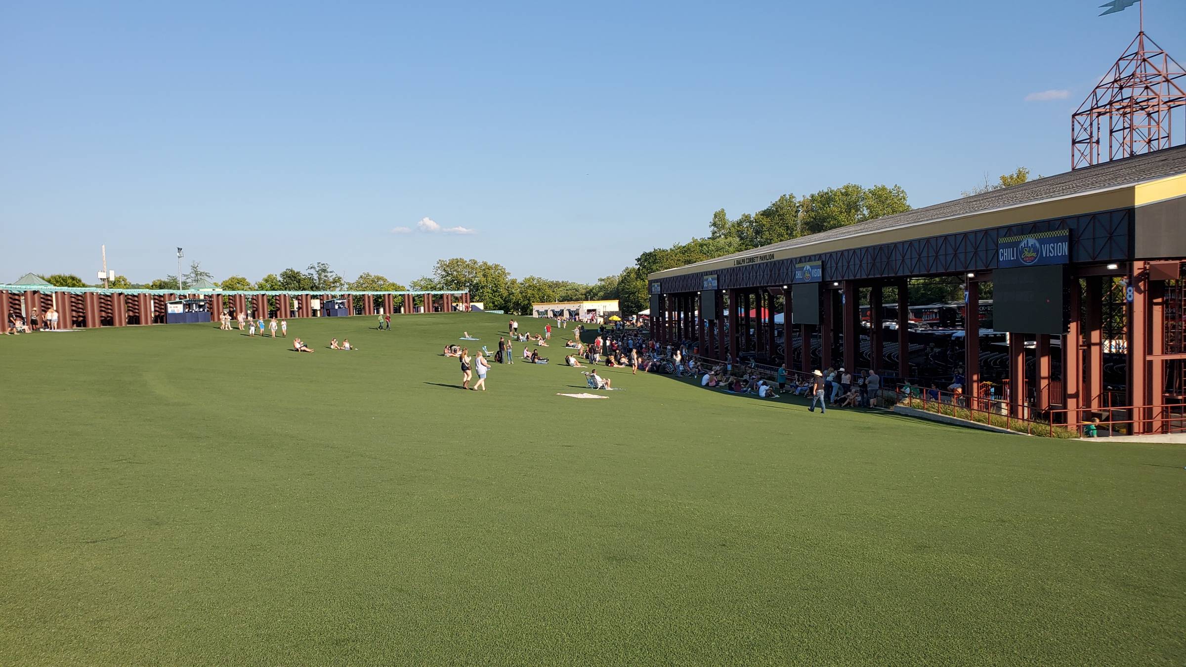 Lawn seats at Riverbend Music Center