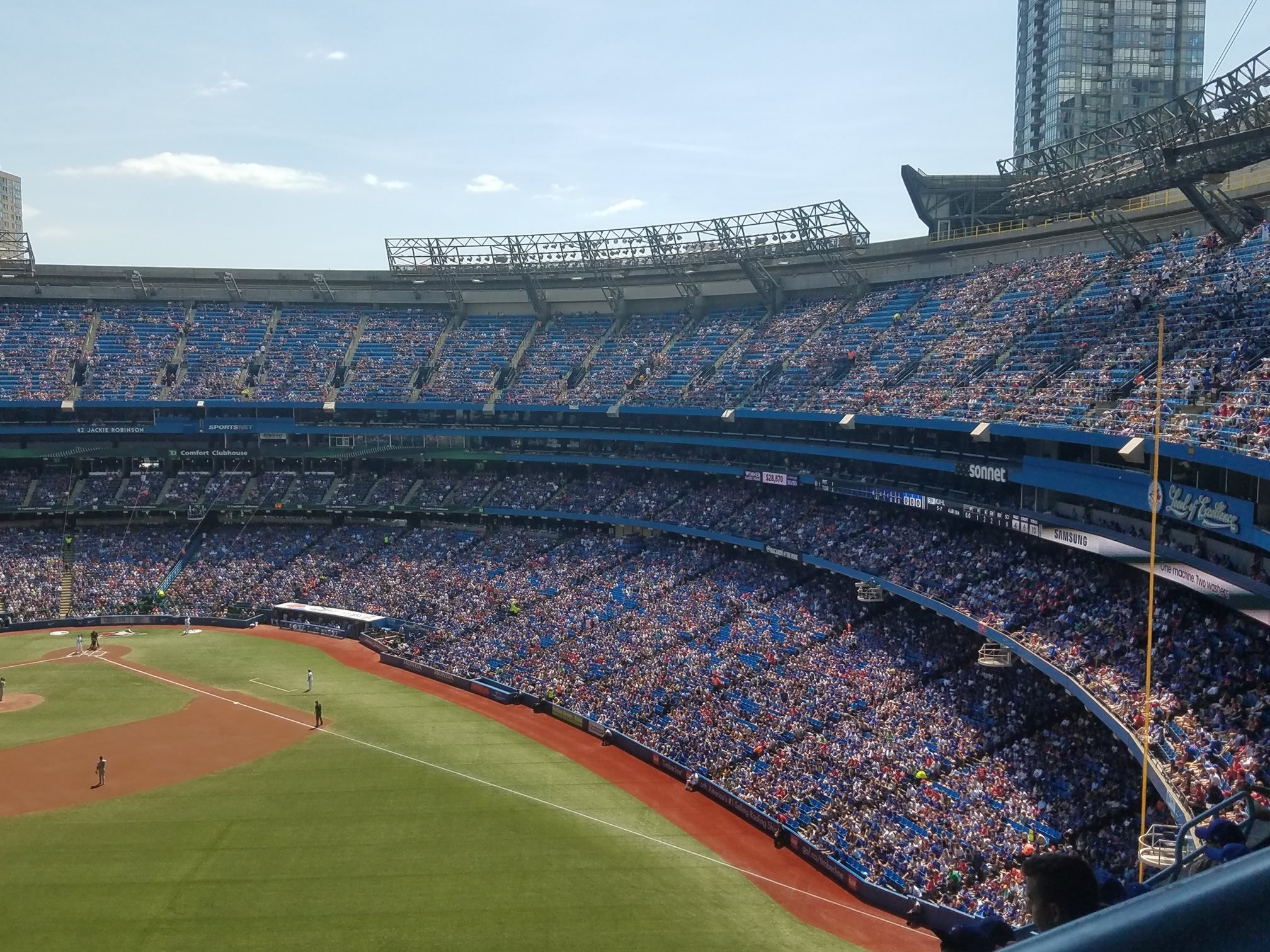 rogers centre third base side