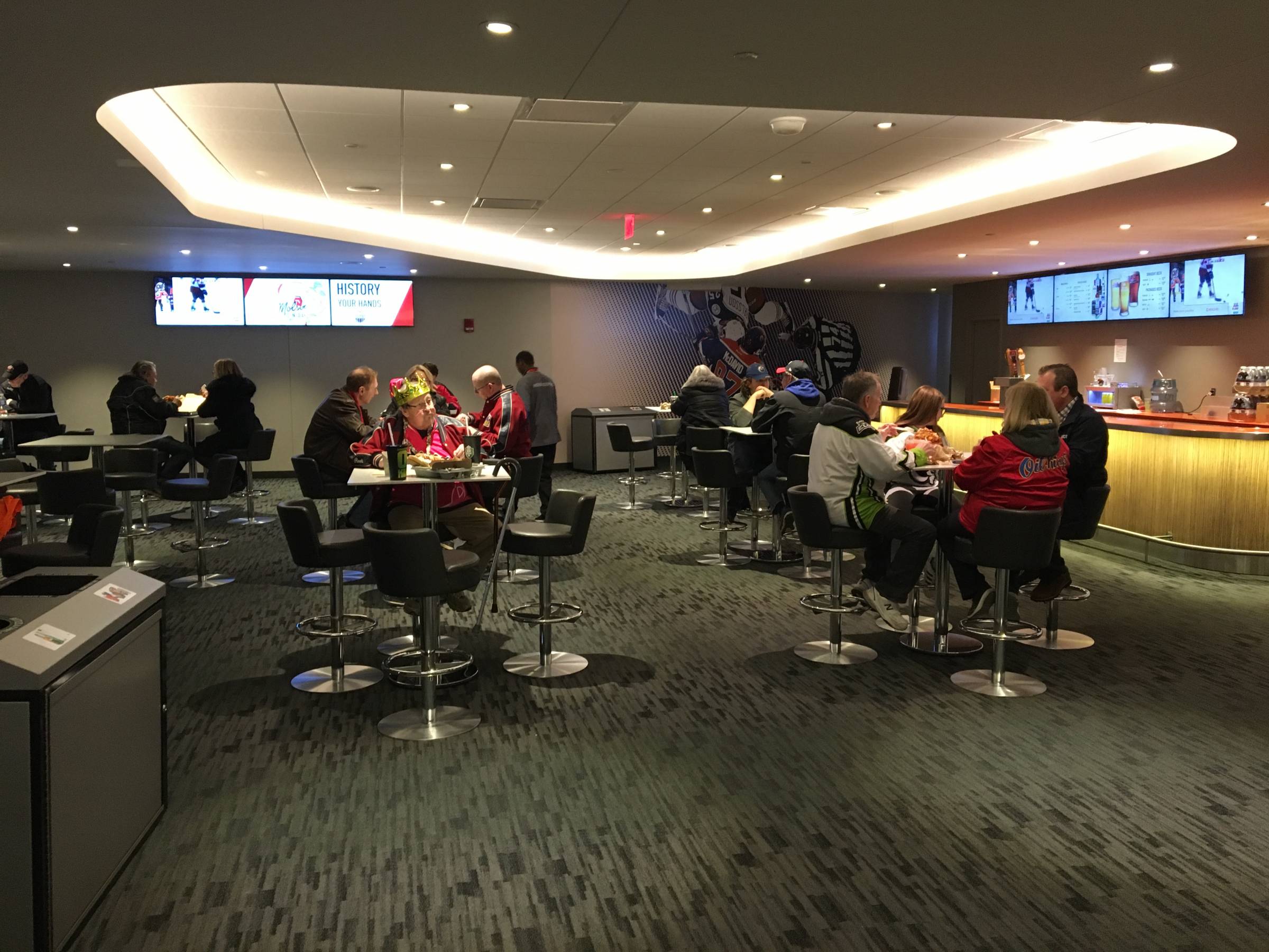 Inside Coventry Homes Club at Rogers Place
