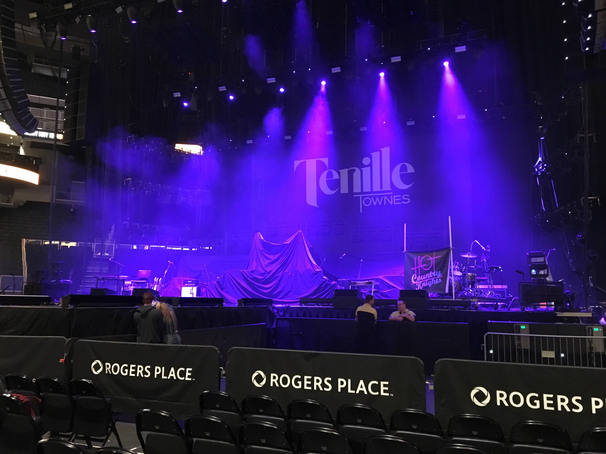 Front right floor at Rogers Place