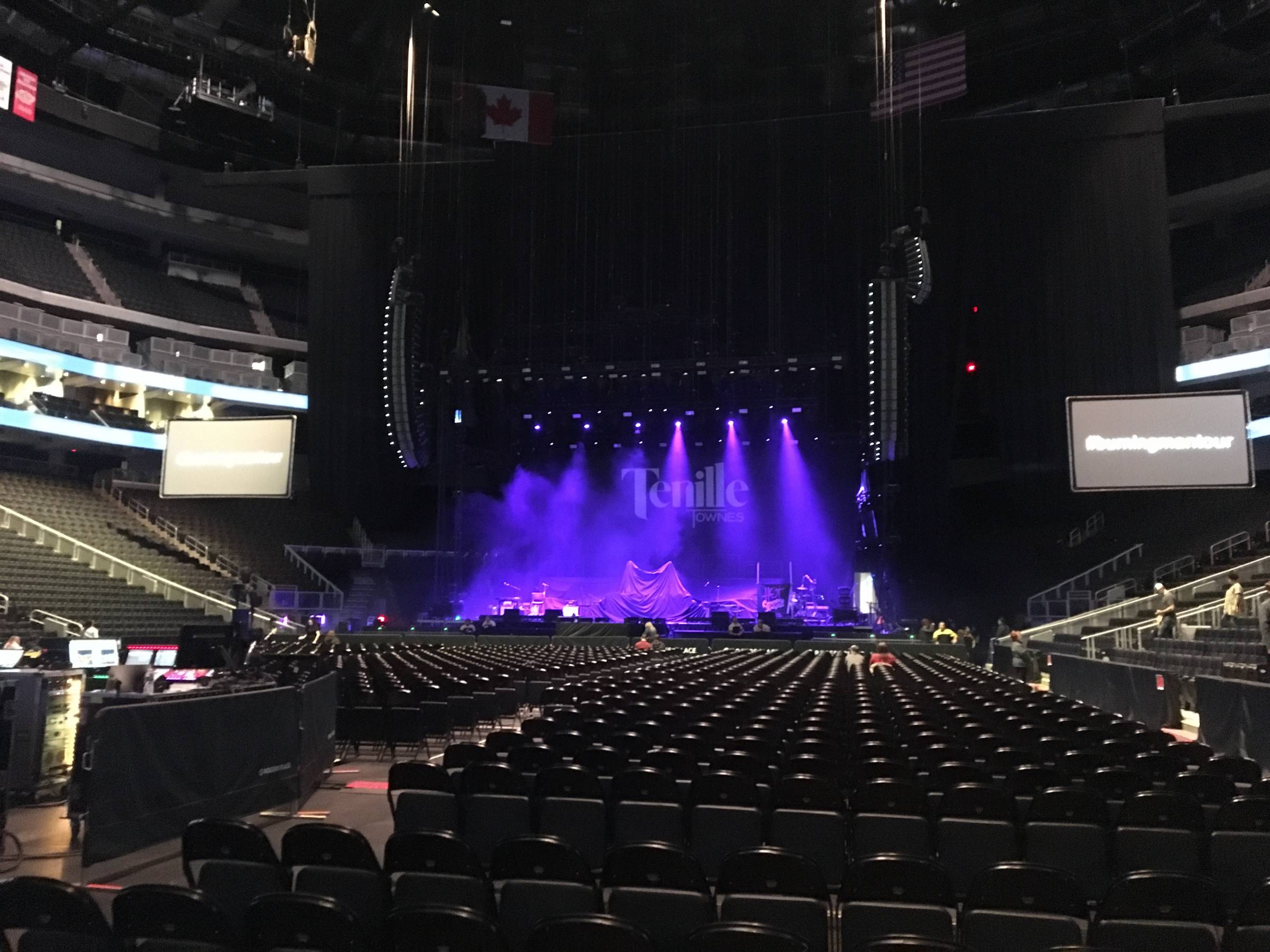 Back right floor at Rogers Place