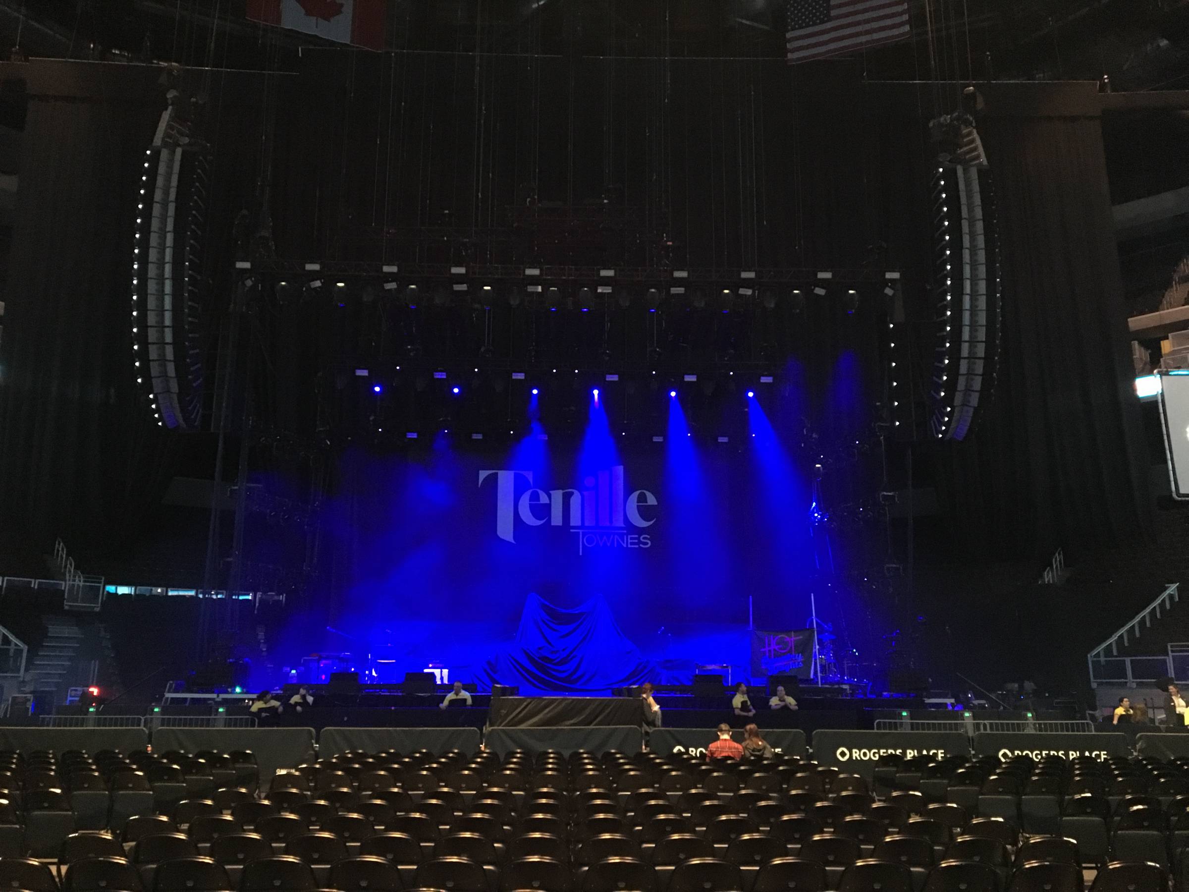 Center floor at Rogers Place