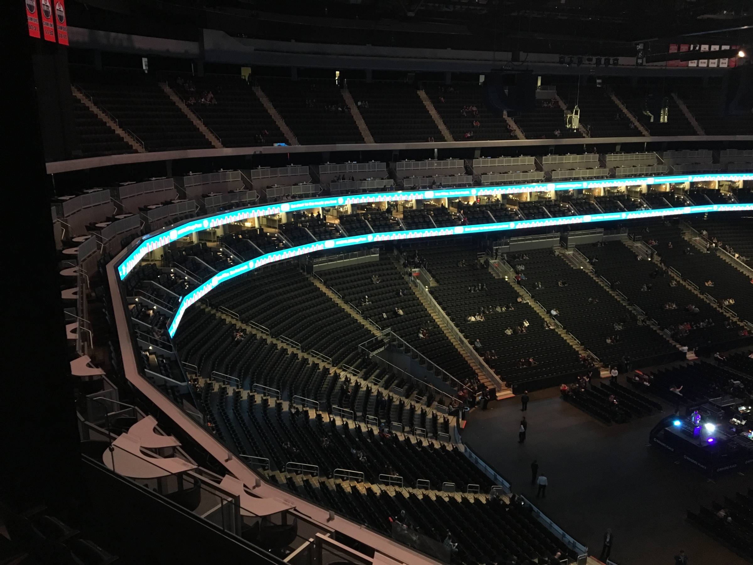 Loge Sections at Rogers Place