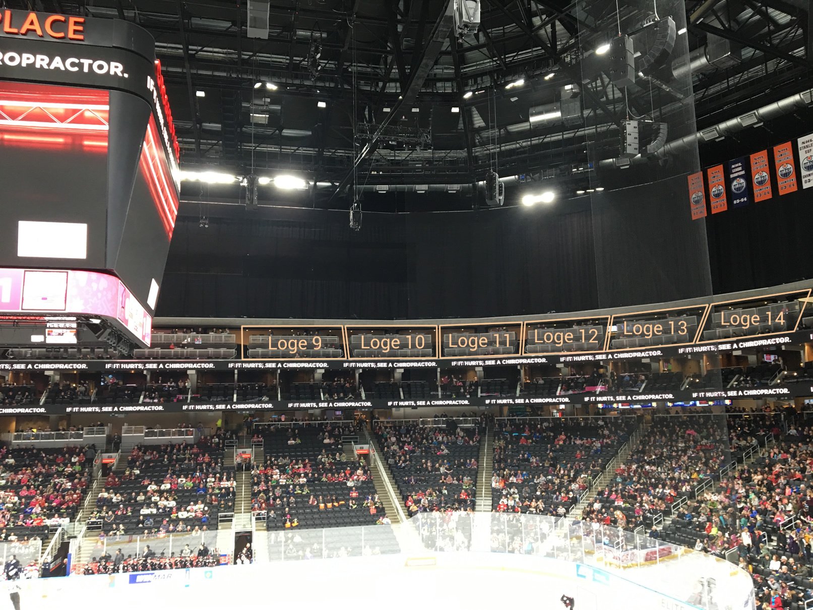 Loge Sections 9-14 at Rogers Place