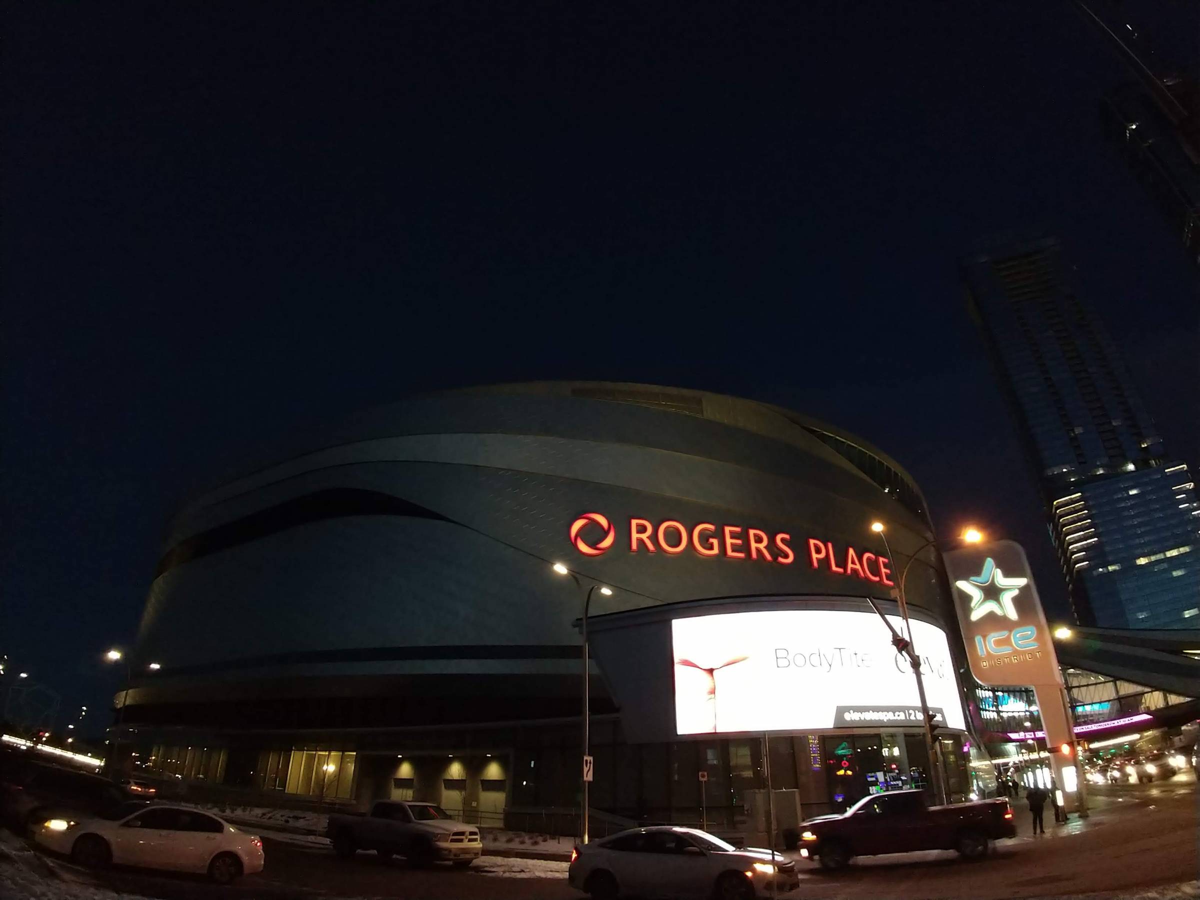 Exterior of Rogers Place