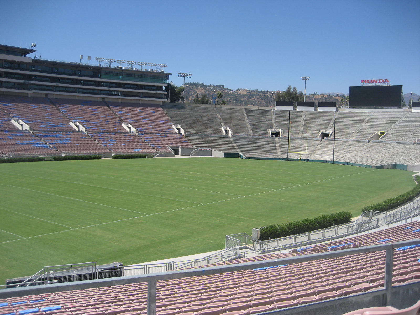 general seating view at Rose Bowl