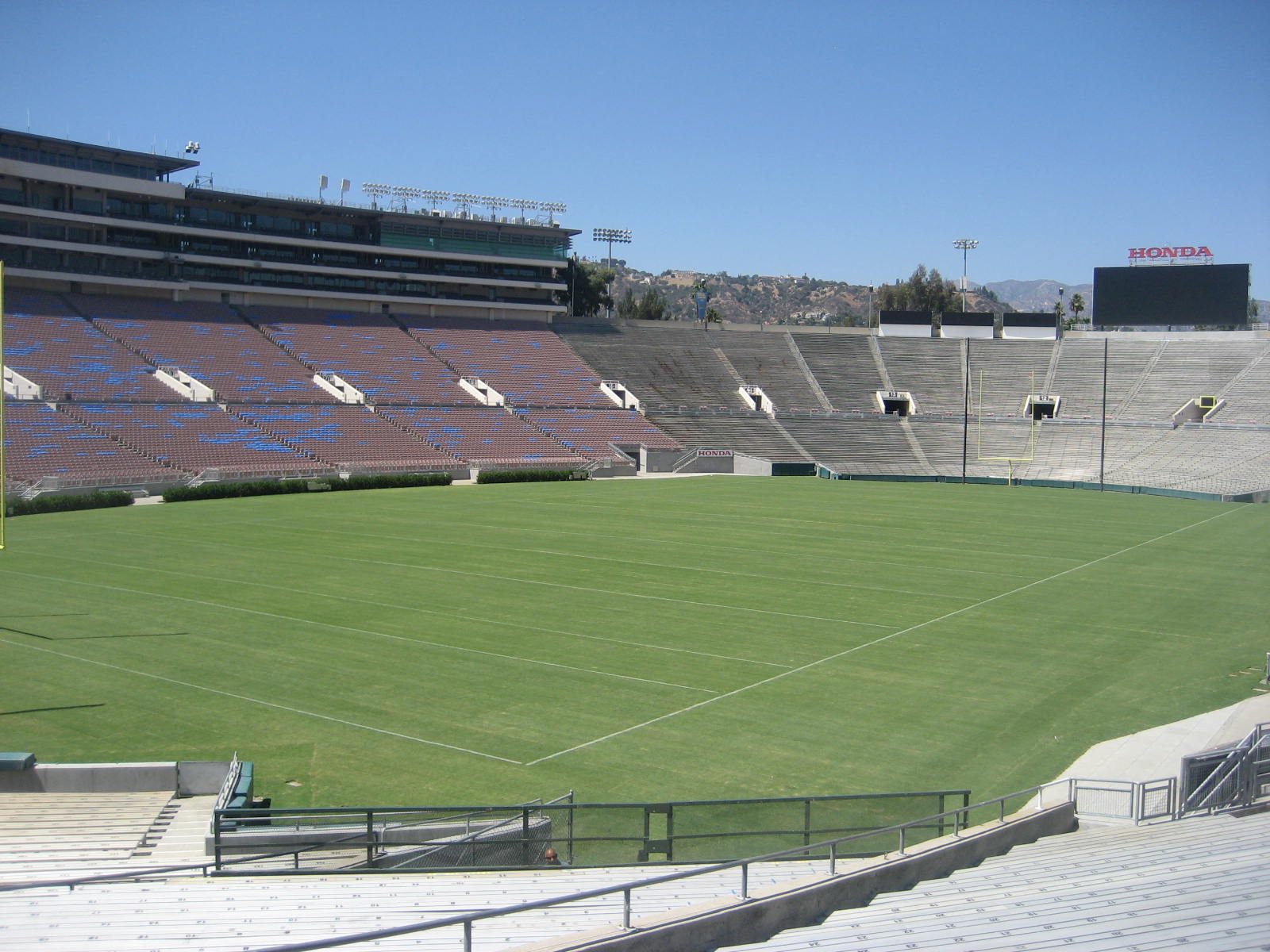 Rose Bowl Seating Chart For Soccer Games