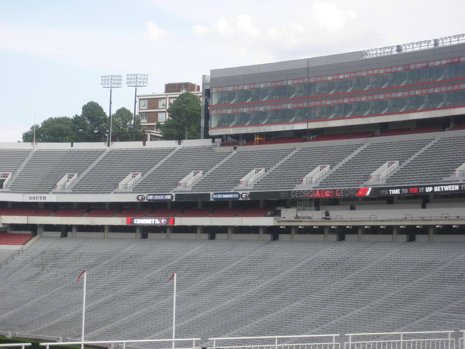 Sanford Stadium south sideline