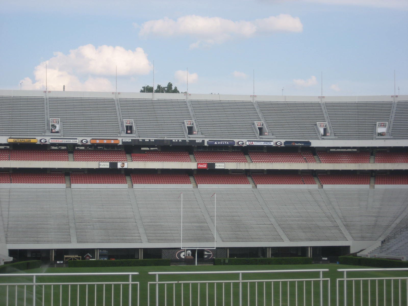 east endzone sanford stadium