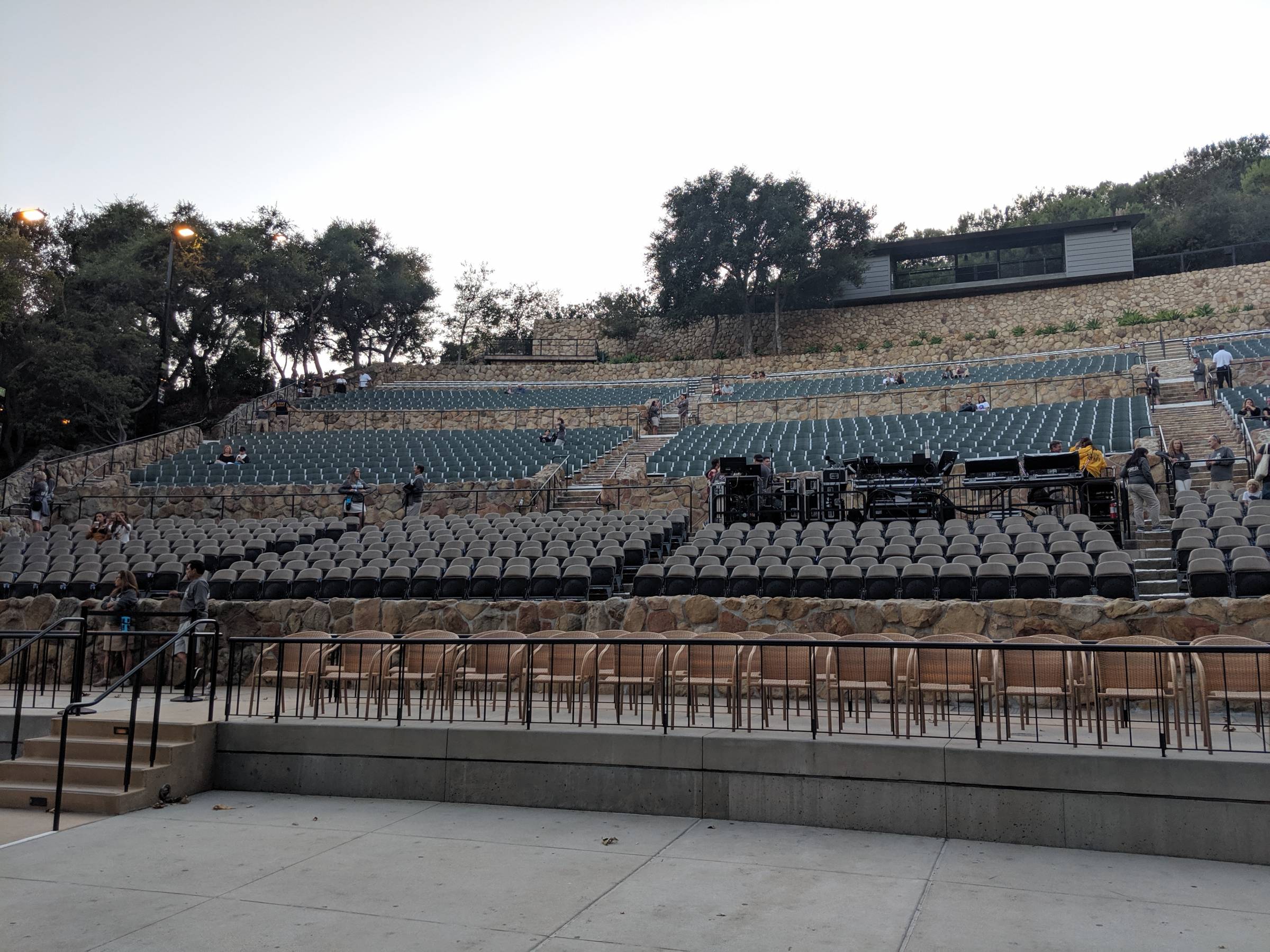 Seating levels at Santa Barbara Bowl