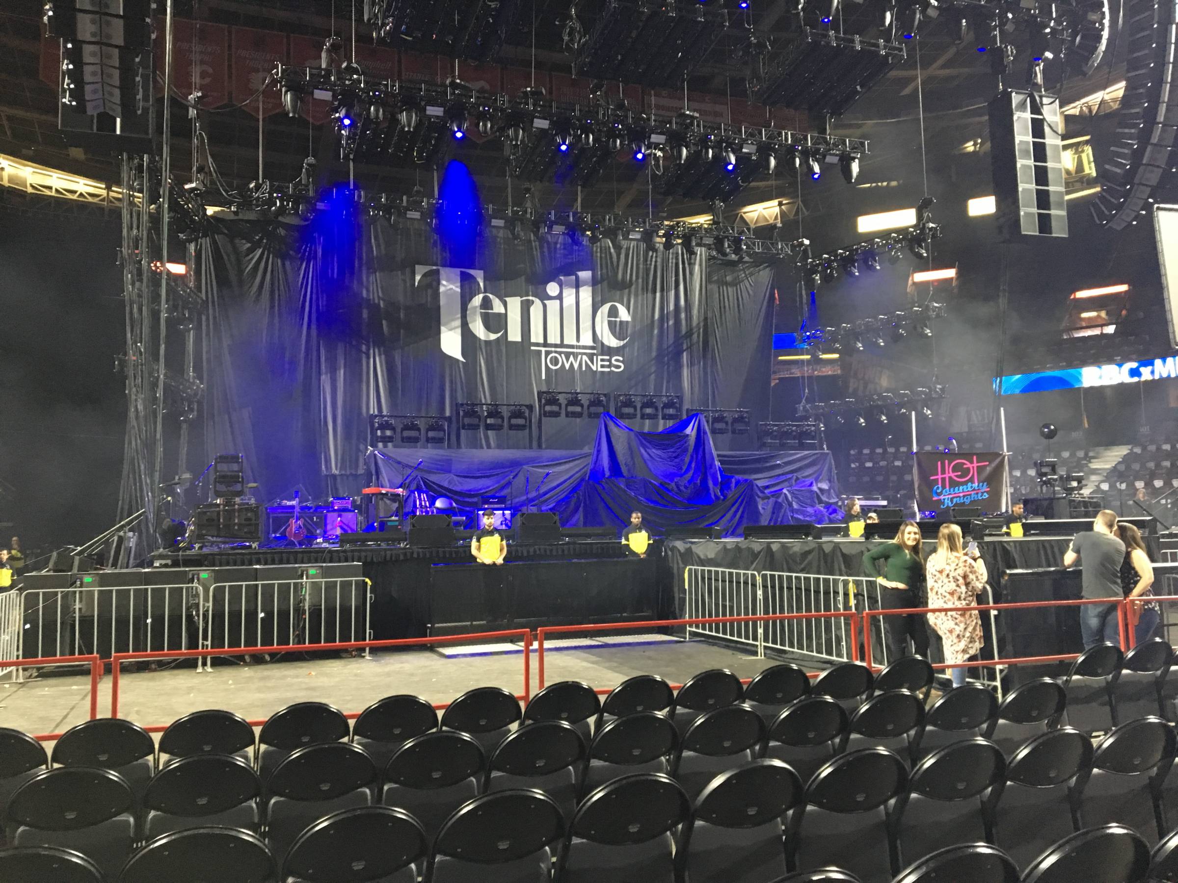 Front left floor at Scotiabank Saddledome