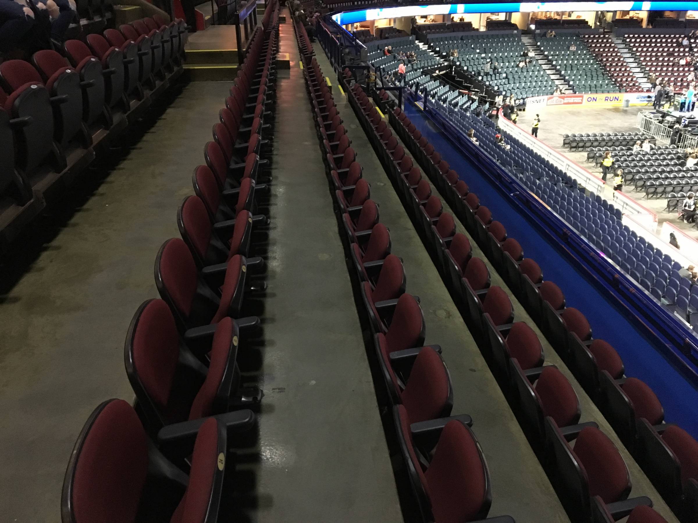 Calgary Flames' Press Level Seating At The Saddledome — The Blog According  To Buzz