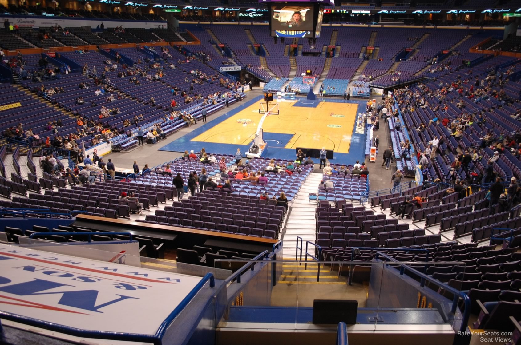 section 109, row dd seat view  for basketball - enterprise center