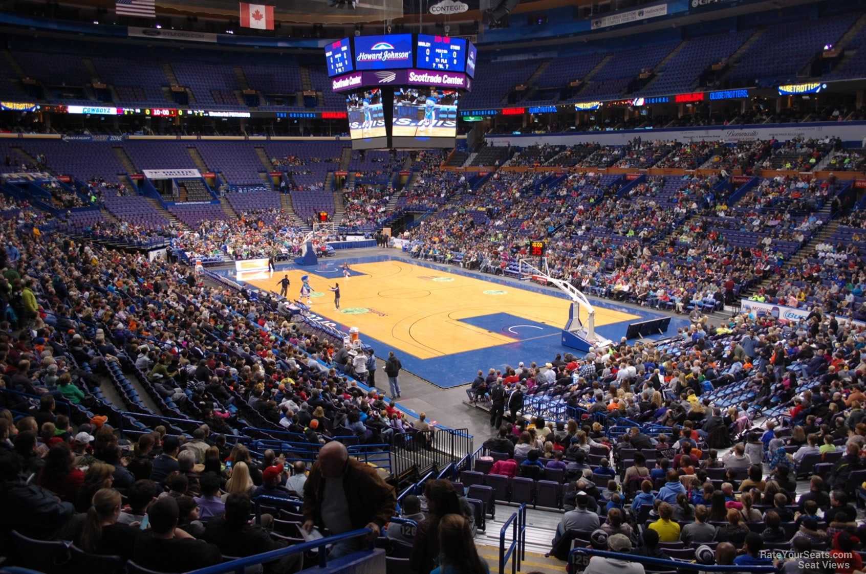section 126, row dd seat view  for basketball - enterprise center