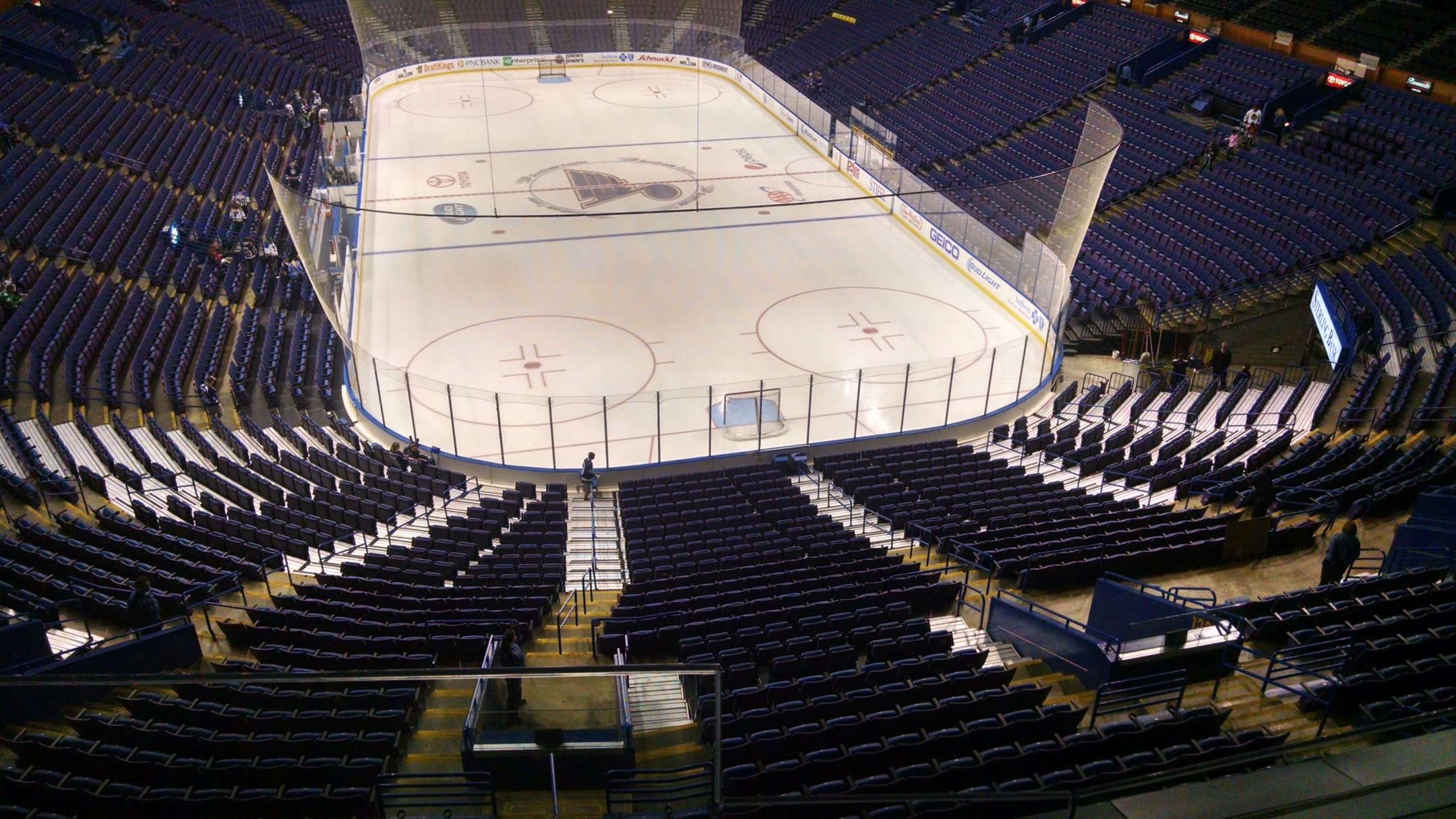 Section 122 at Enterprise Center St. Louis Blues