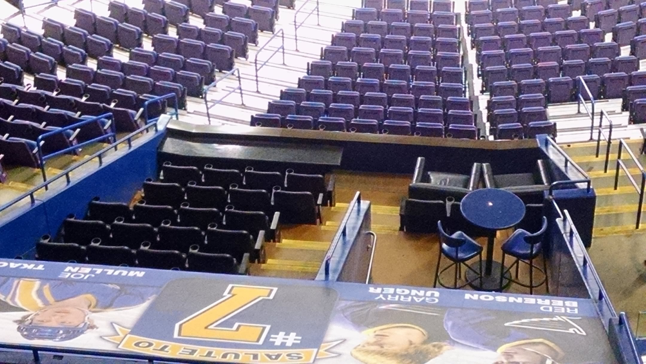 Terrace Seats at Enterprise Center 