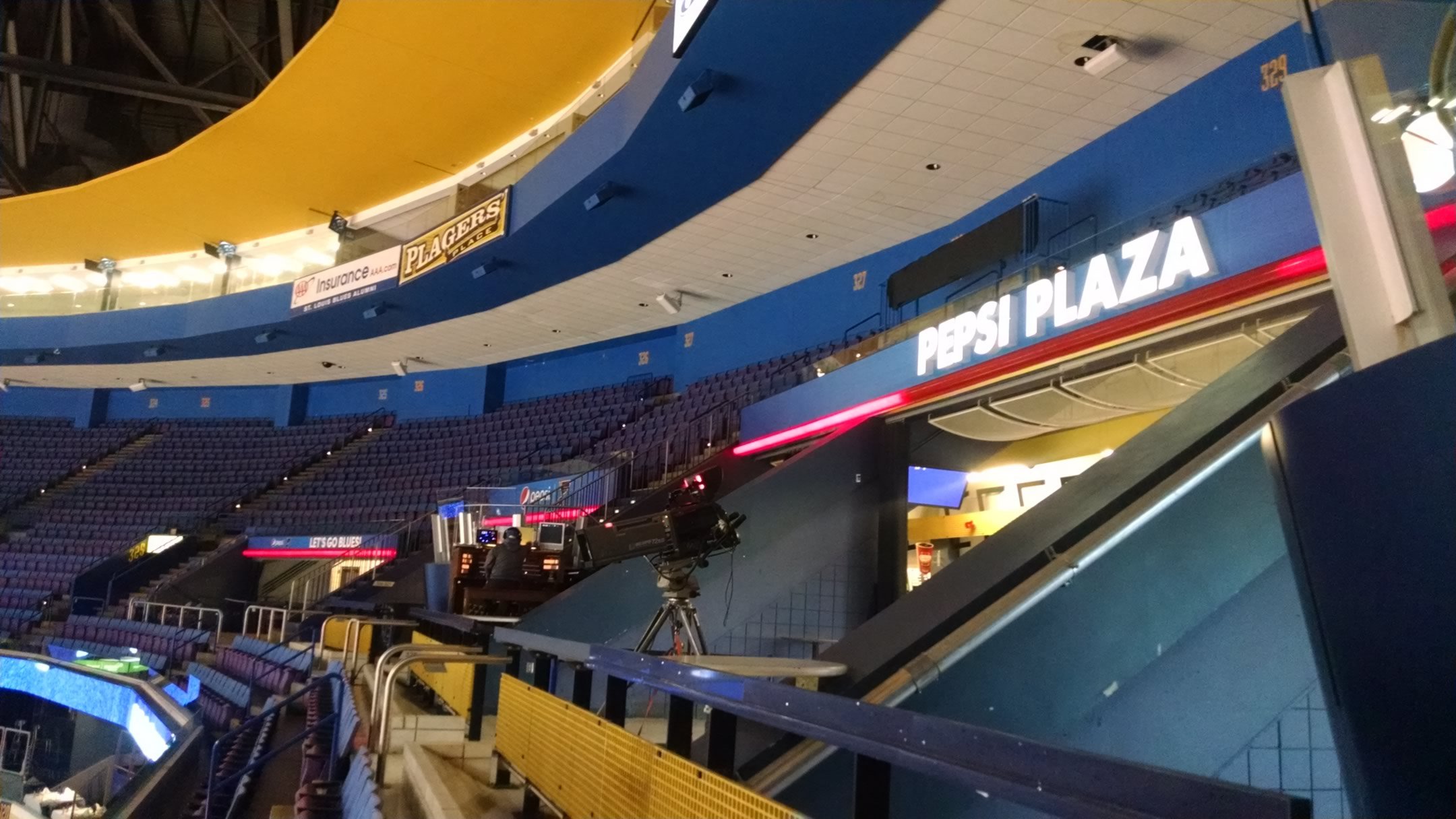 Enterprise Center Arena Seating by Hussey Seating Company