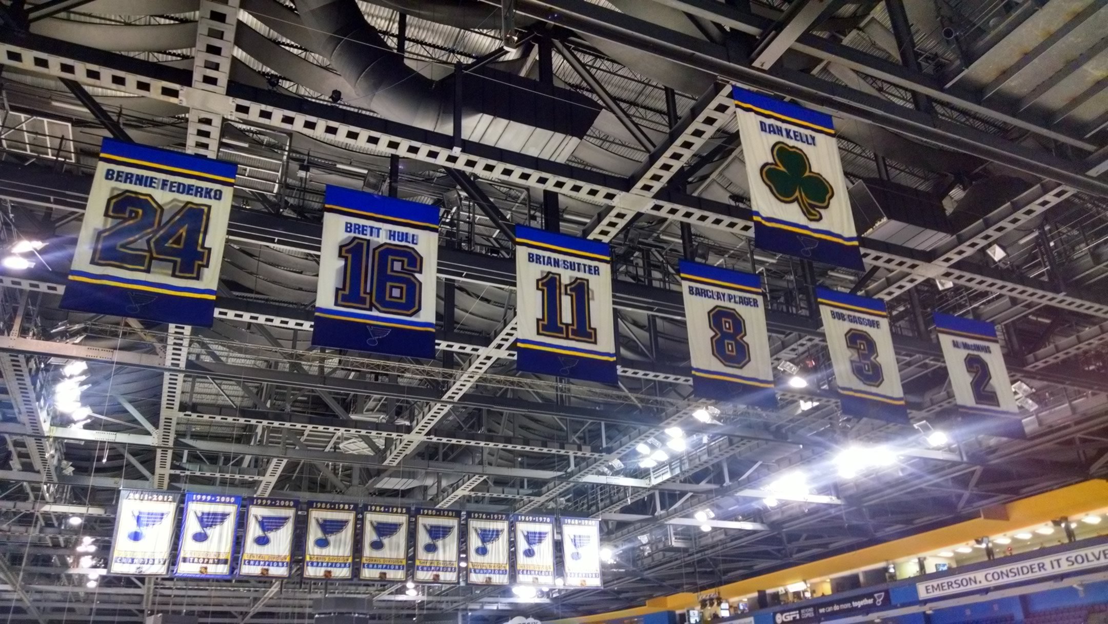 blues retired numbers