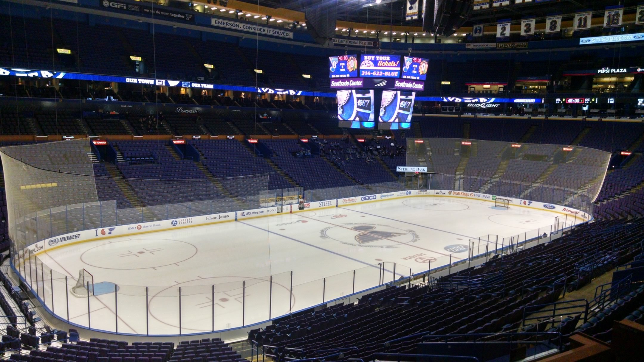 Scottrade Center Seating Chart For Blues Games