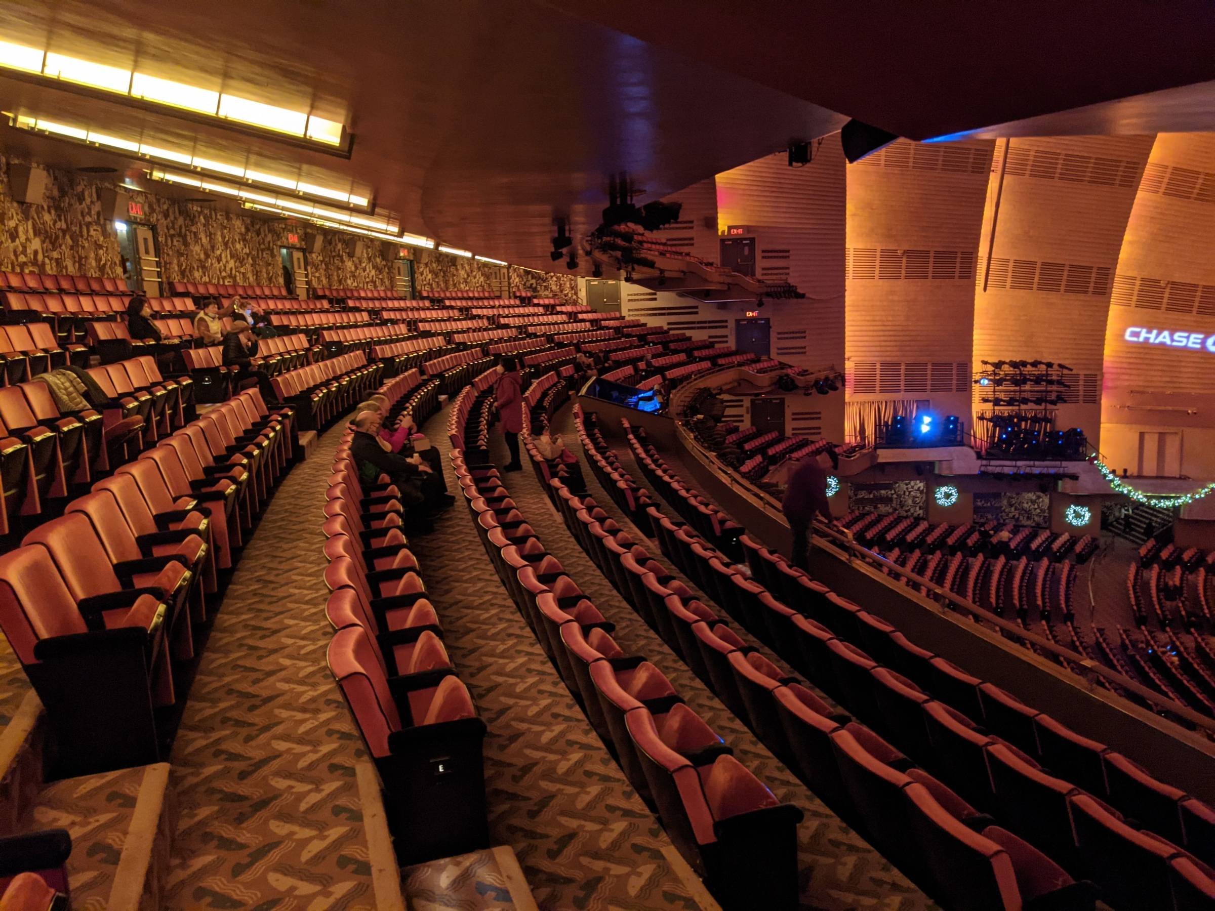 second mezzanine radio city music hall