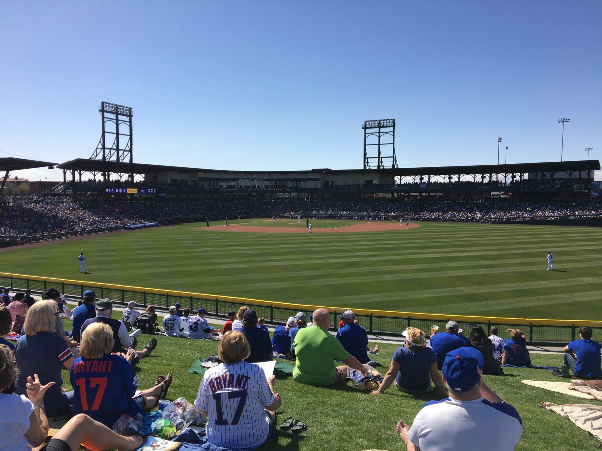 Sloan Park Lawn Seats 