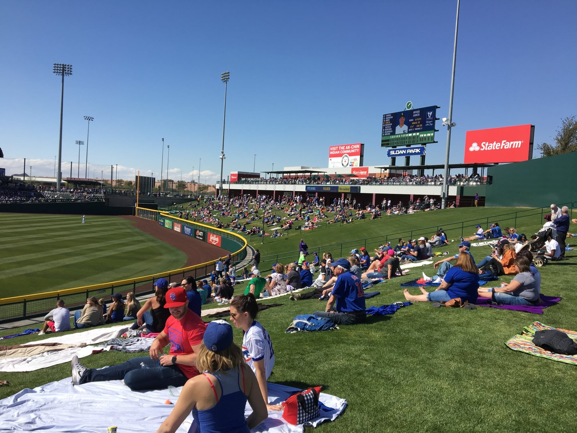 Sloan Park Lawn Seating
