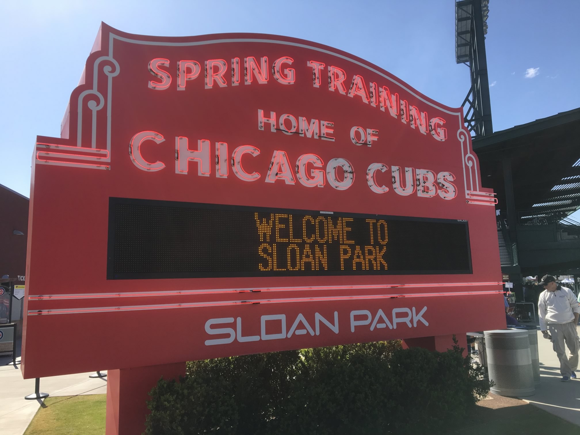 Sloan Park Marquee