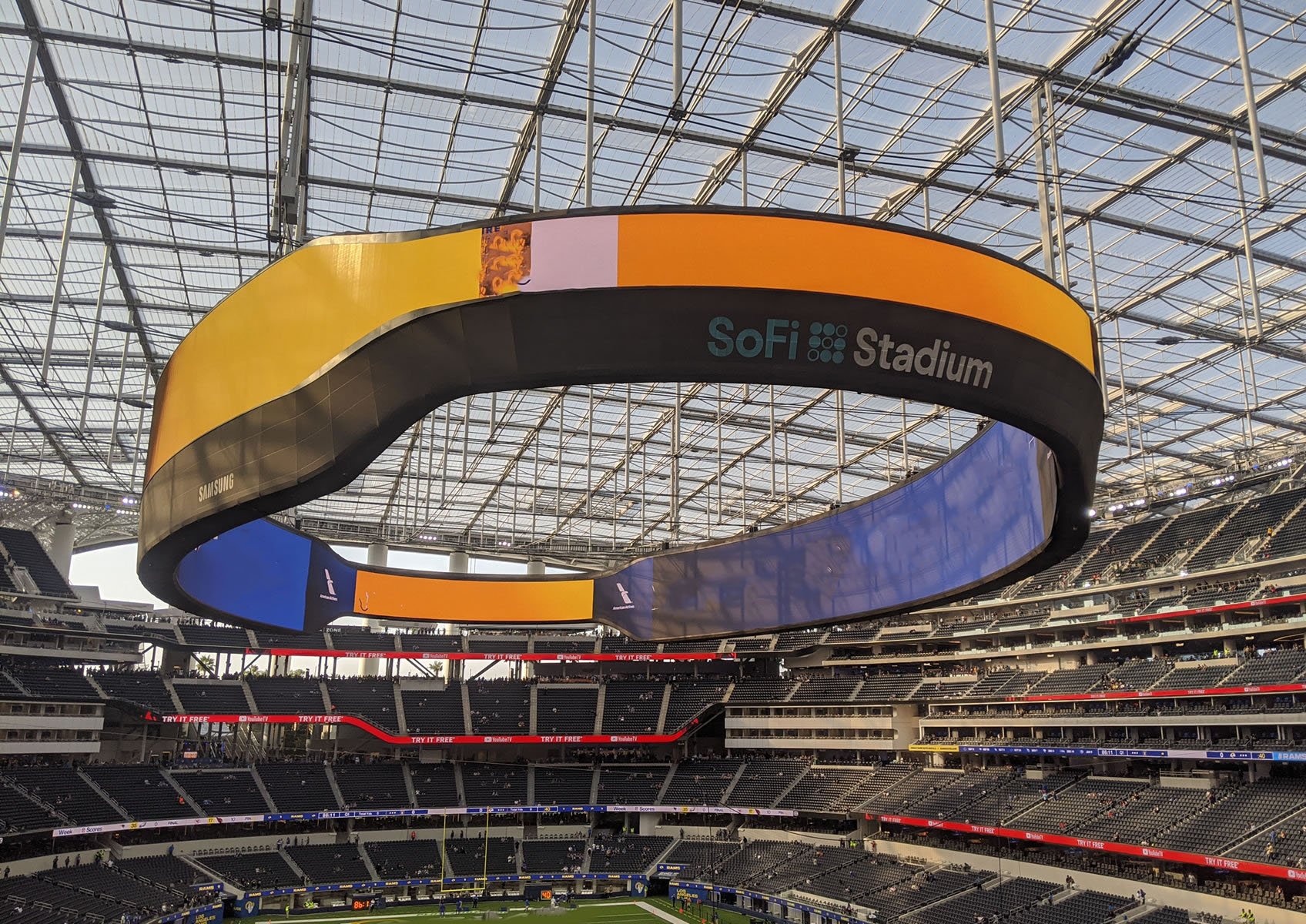 sofi stadium halo board