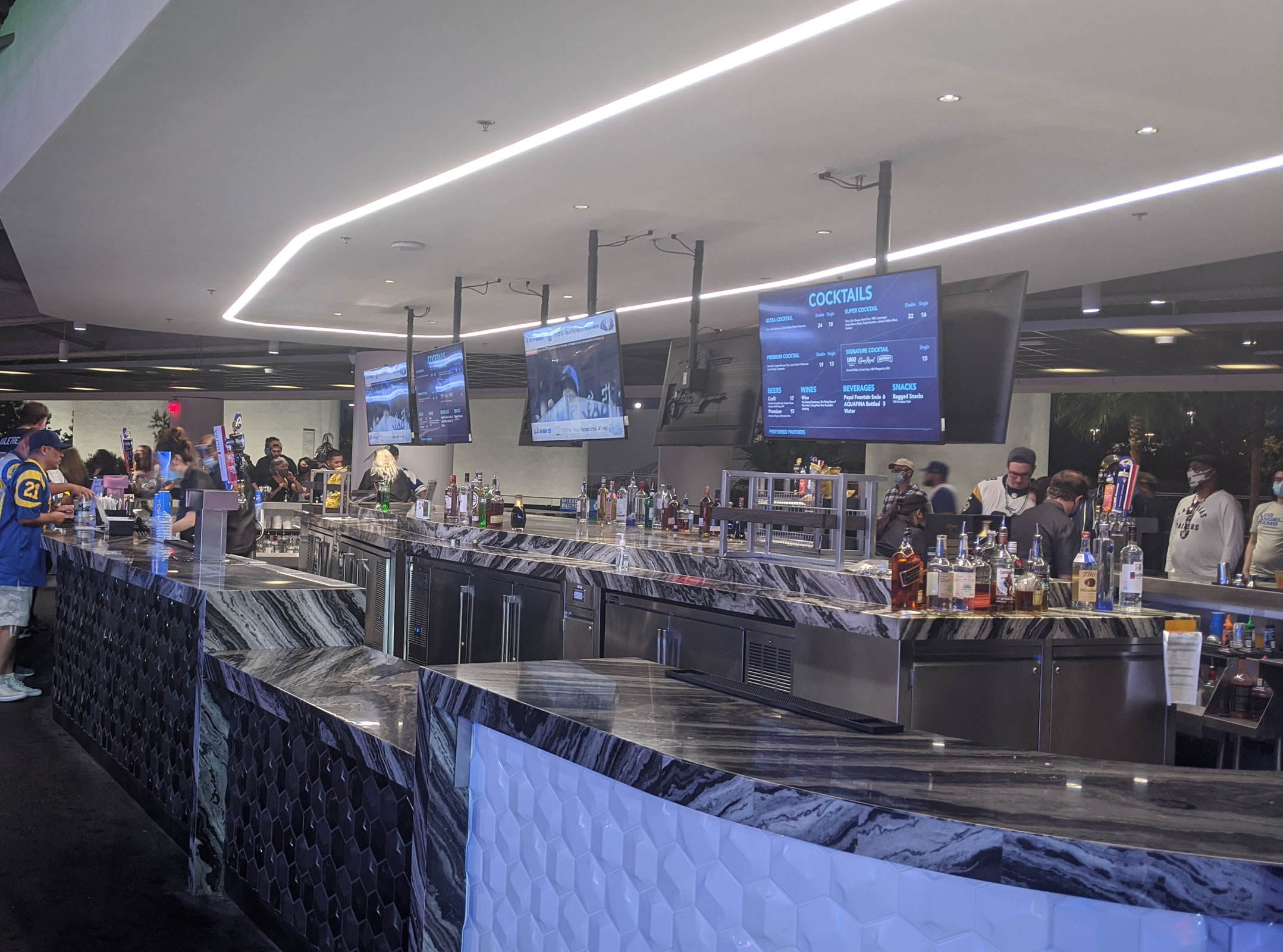 sofi stadium terrace club bar