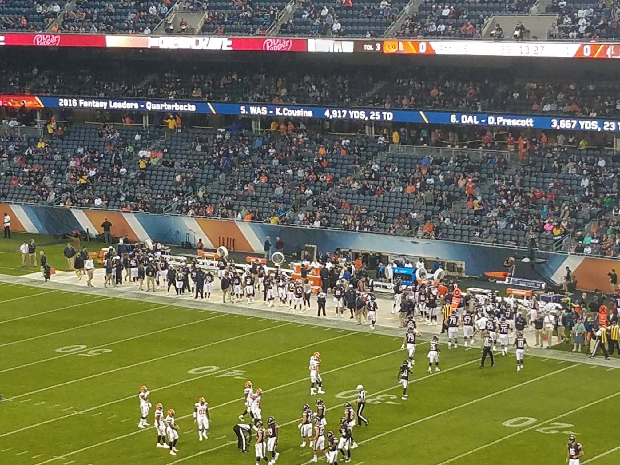 Chicago Bears Seating Chart With Seat Numbers