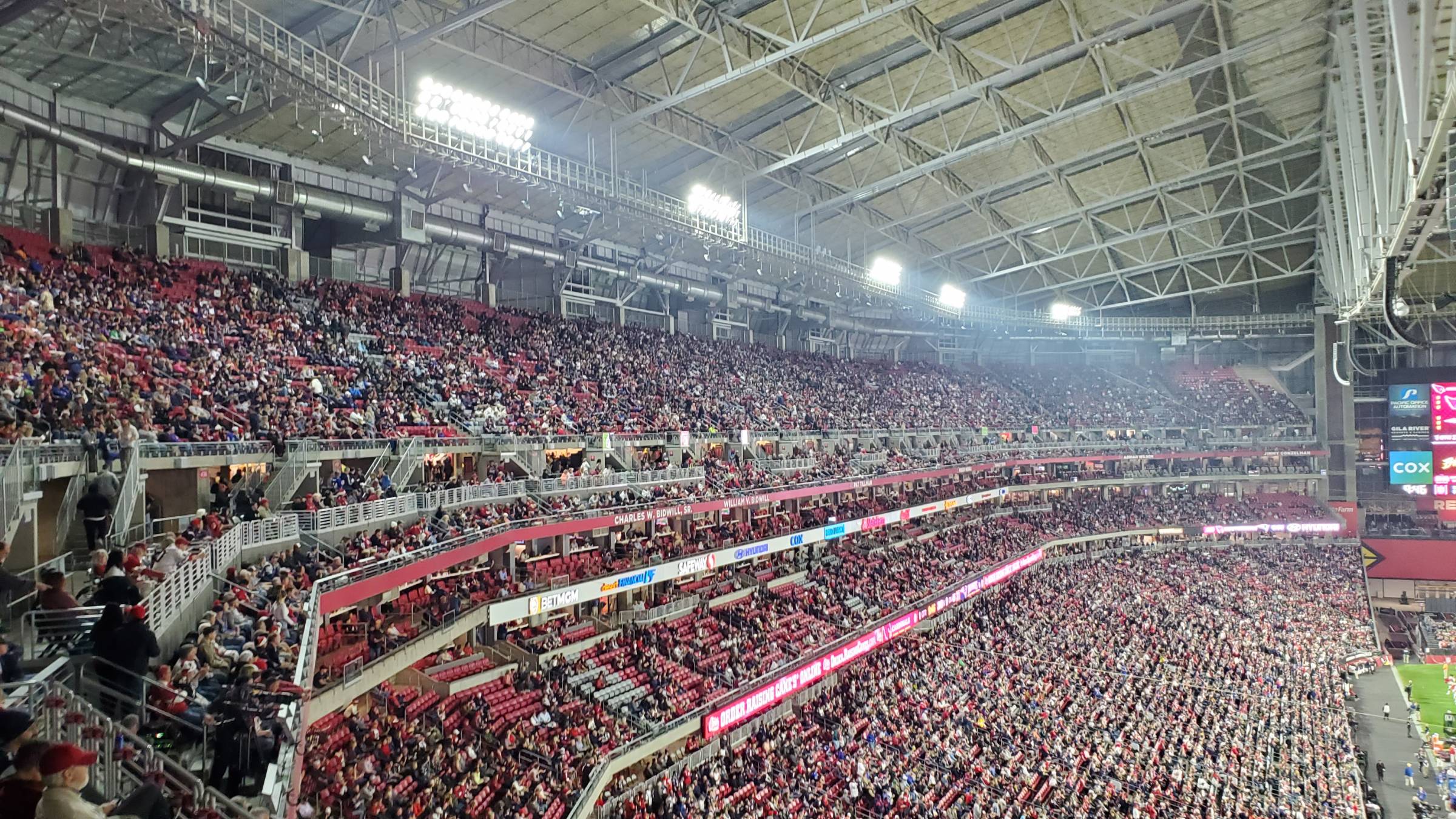 Terrace Level Seating at State Farm Stadium