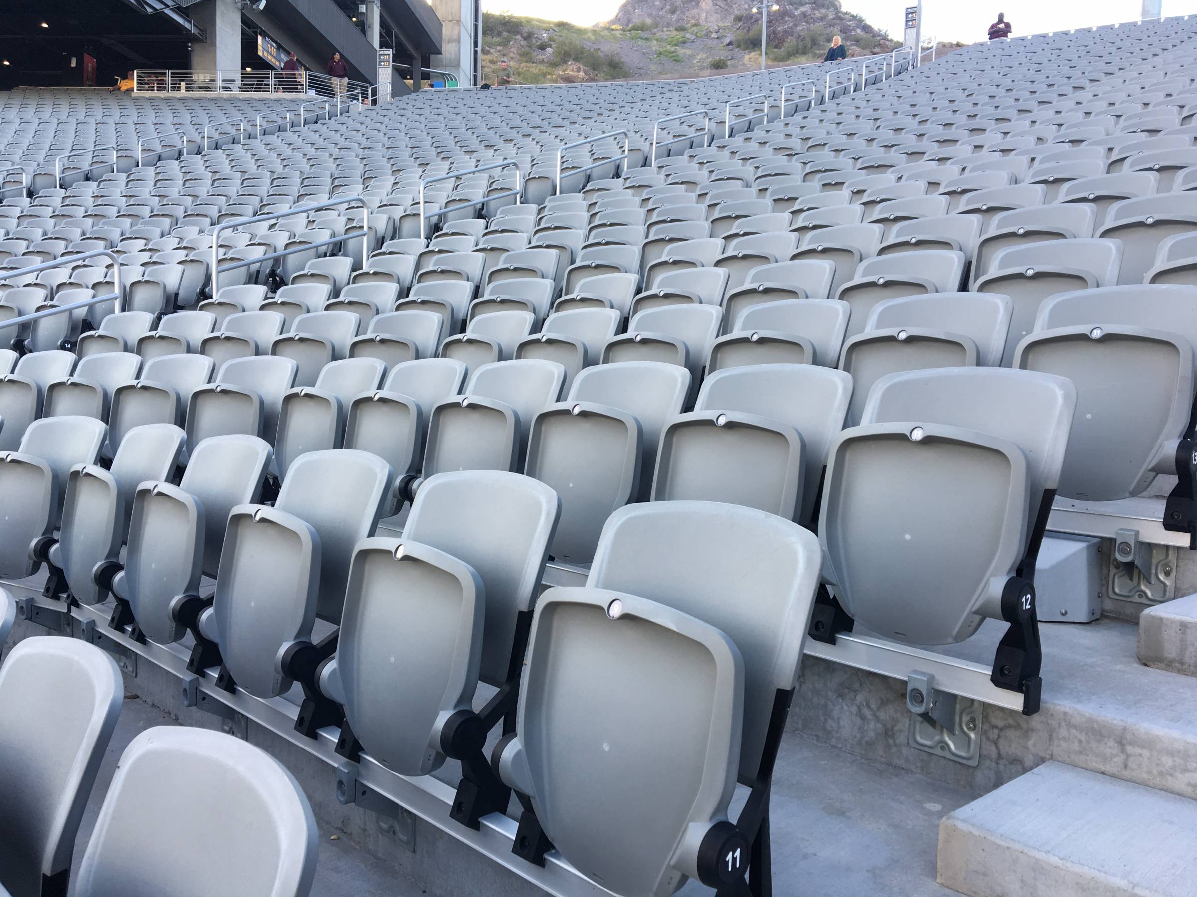 Chairback Seats at Sun Devil Stadium