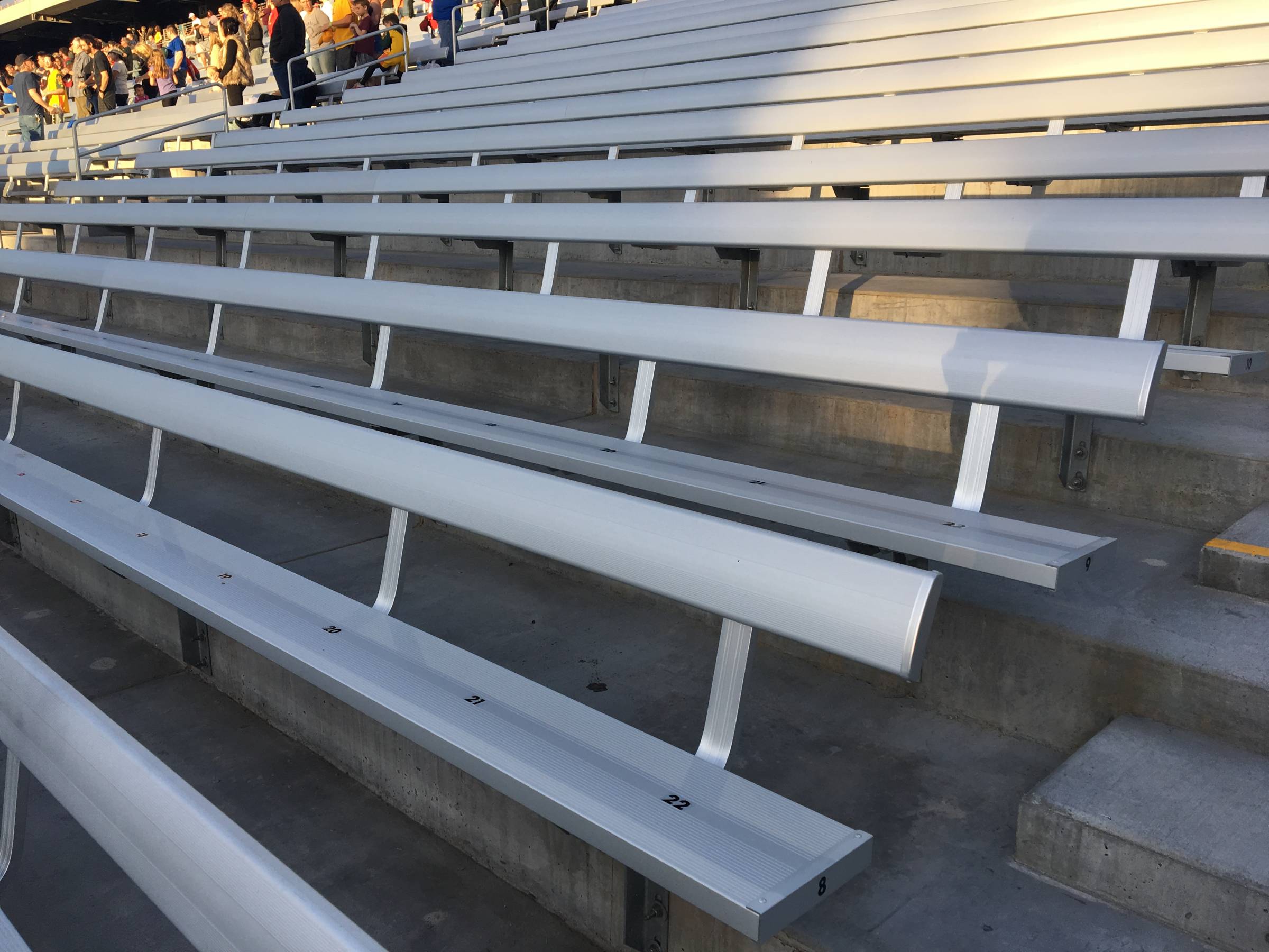 Bleacher-back Seating at Sun Devil Stadium